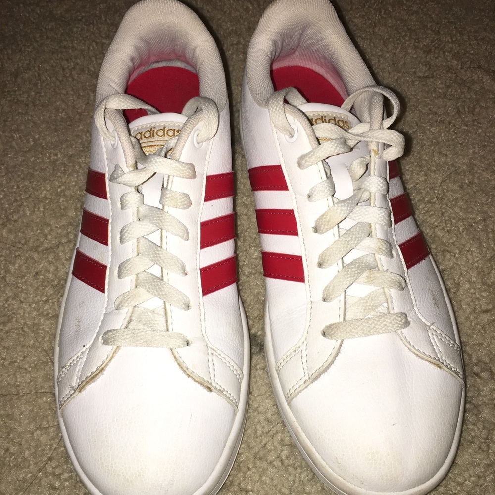 Red stripe adidas